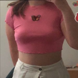 butterfly crop top🦋